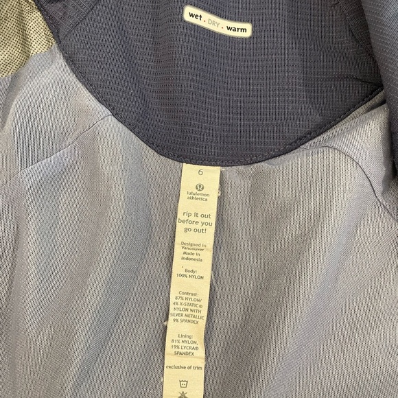 SIZE 6 Lululemon Windbreaker - Picture 6 of 12